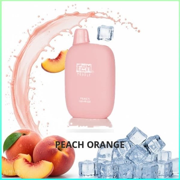 FLUM_Peach_Orange Flum Pebble - Peach Orange