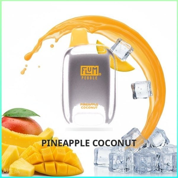 FLUM_Pineapple_Coconut Flum Pebble - Pineapple Coconut