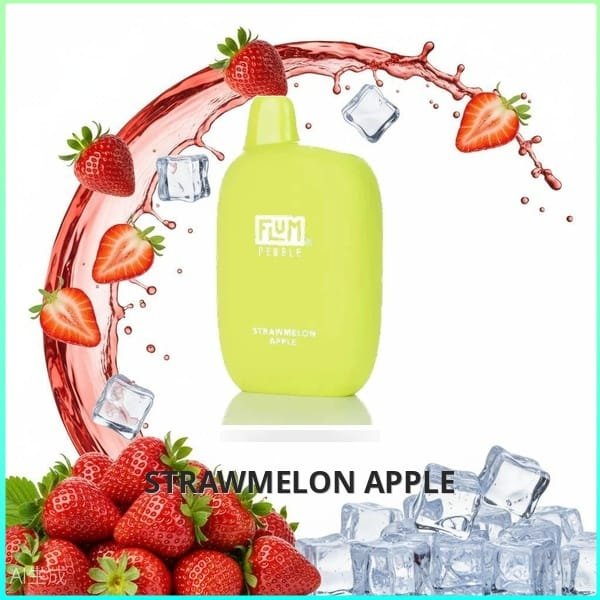 FLUM_Strawmelon_Apple Flum Pebble - Strawmelon Apple