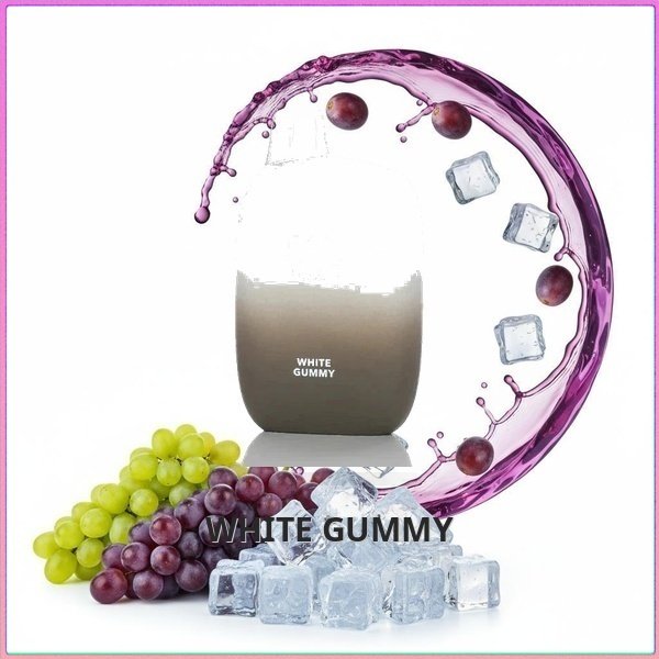 FLUM_White_Gummy Flum Pebble - Blueberry Melo