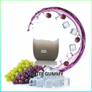 FLUM_White_Gummy Flum Pebble - White Gummy