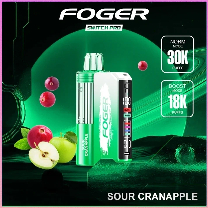 SOUR-CRANAPPLE Blue Rancher B-POP Foger Switch Pro Kit 30K Puffs