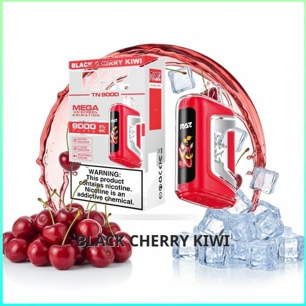 TN9000_Black_Cherry_Kiwi Raz TN9000 - Black Cherry Kiwi