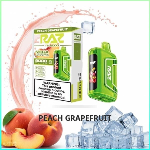 TN9000_Peach_Grapefruit Raz TN9000 - Peach Grapefruit