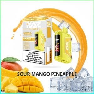 TN9000_Sour_Mango_Pineapple Raz TN9000 - Sour Mango Pineapple