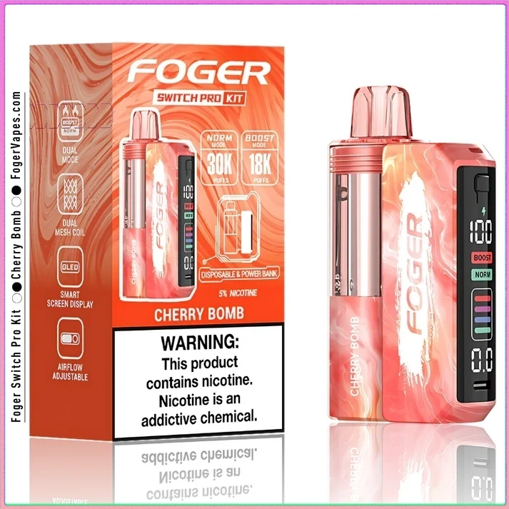Cherry Bomb – Foger Switch Pro Kit | 30K Puffs