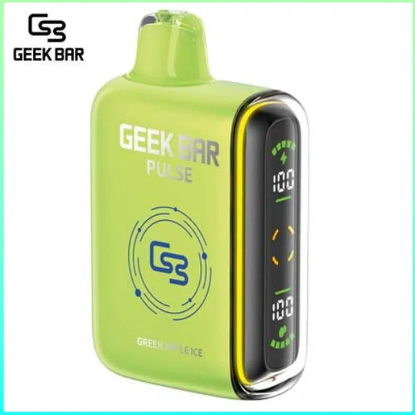 Green Apple Ice Pulse Disposable 9K by Geek Bar