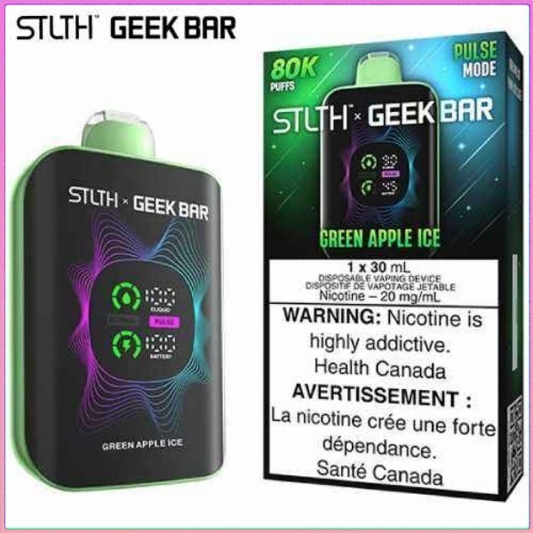 green-apple-ice-stllth-x-geek-bar-jcv Green Apple Ice 80K Disposable by STLTH x Geek Bar