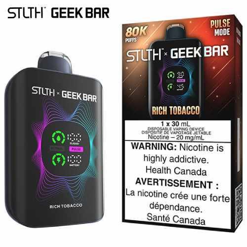rich-tobacco-stllth-x-geek-bar-jcv Rich Tobacco 80K Disposable by STLTH x Geek Bar