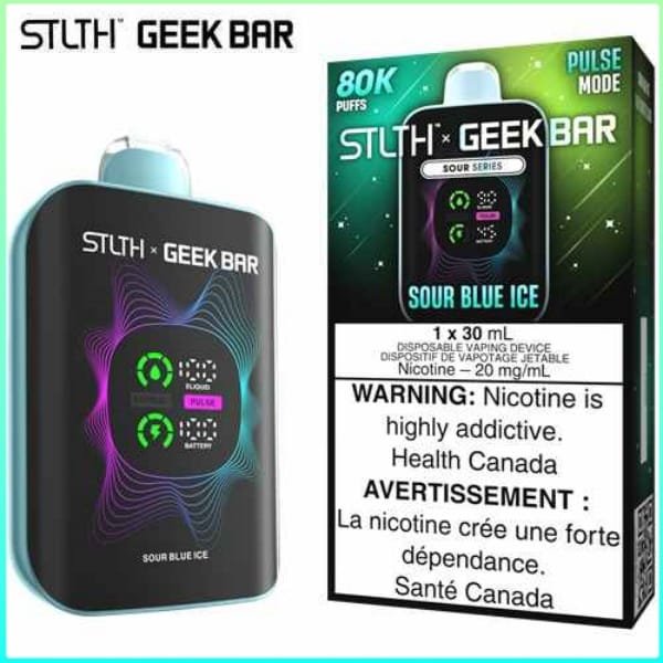 Sour Blue Ice 80K Disposable by STLTH x Geek Bar