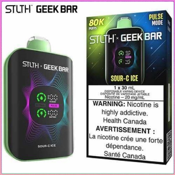Sour C Ice 80K Disposable by STLTH x Geek Bar