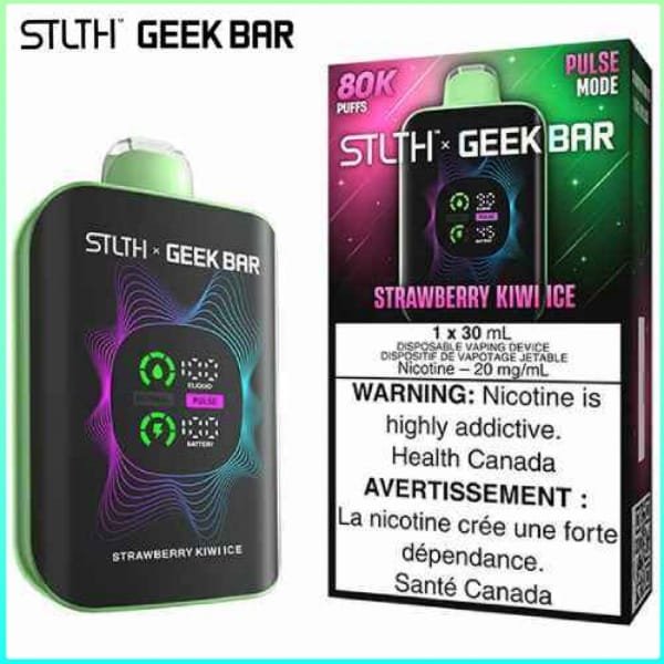 Strawberry Kiwi Ice 80K Disposable by STLTH x Geek Bar