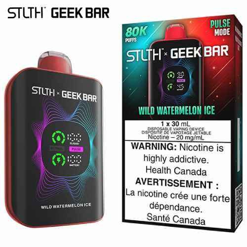 Wild Watermelon Ice 80K Disposable by STLTH x Geek Bar