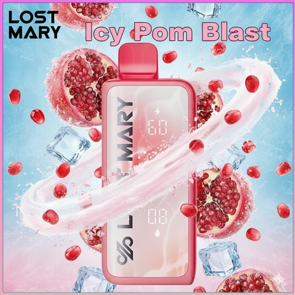 Icy Pom Blast MT35K Lost Mary Review: The 35,000 Puff Tech Powerhouse